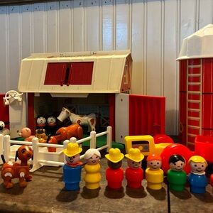 Vintage Fisher-Price Little People Farm 1980s